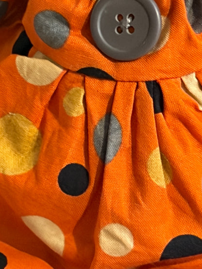 11" Annie in Fall colored polkadots