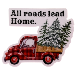 All Roads Lead Home Vinyl Sticker