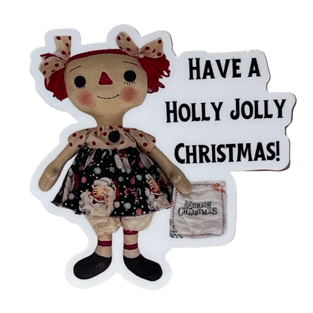 Have a Holly Jolly Christmas Vinyl Sticker