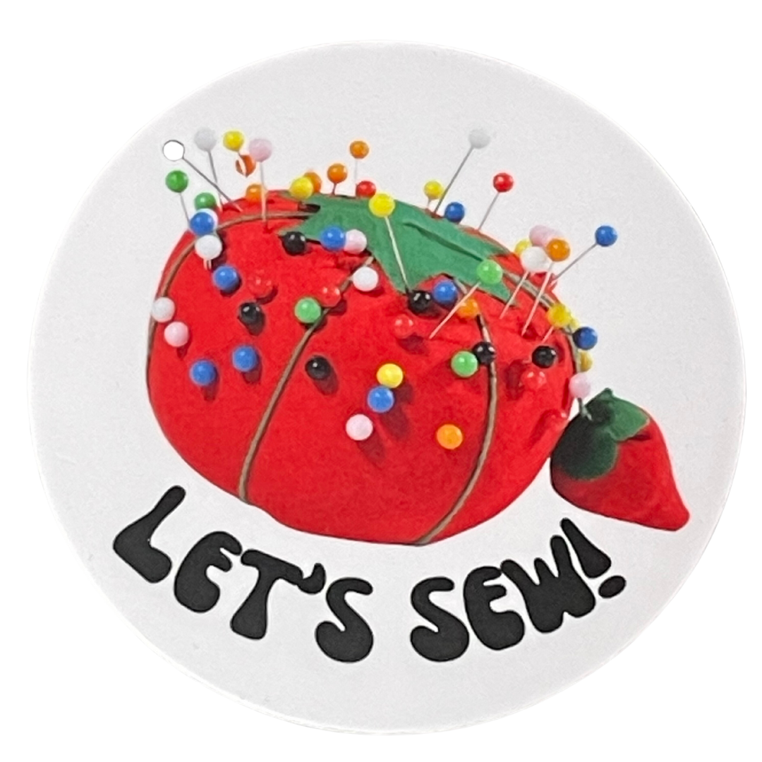 Let's Sew! Vinyl Sticker