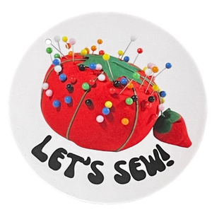 Let's Sew! Vinyl Sticker